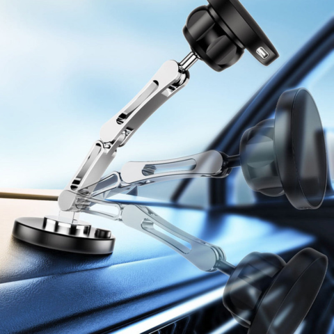 Soporte de Teléfono para Coche – Fijación Potente y Ajustable 