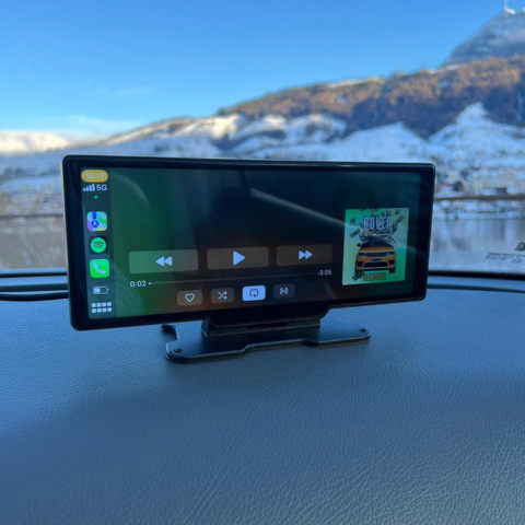 מערכת מולטימדיה לרכב — מסך HD ו-CarPlay אלחוטי 