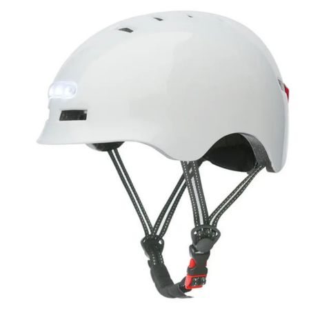 Cască de bicicletă urbană – Cu iluminare LED frontală și posterioară 