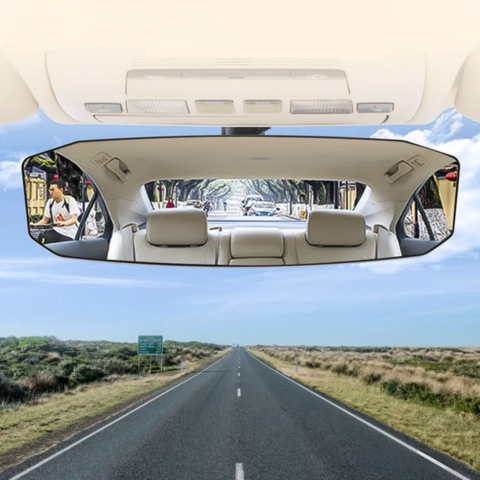 Wide Angle Rearview Mirror — Reducing Blind Spots 