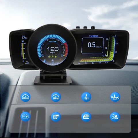 OBD2接続ゲージ - 車両の高度な監視 
