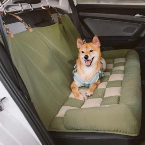 Asiento de Auto Trasero para Perro – Instalación Fácil y Estabilidad 