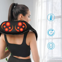 Dispositivo de Masaje Calentador — Relajación para Cuello, Espalda y Hombros 