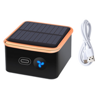 Purificateur D’Air Solaire Pour Voiture — Compact Et Rechargeable USB