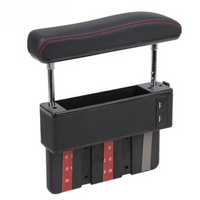 Bracciolo Universale per Auto — Comfort Regolabile con Porta USB Integrata 