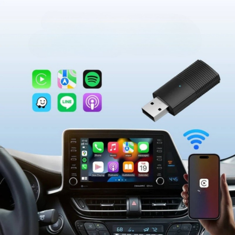 Langaton CarPlay-adapteri – Automaattinen liitäntä OEM-järjestelmille 
