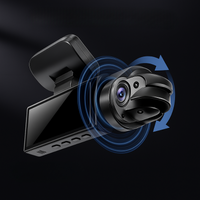 Dashcam Dobbelt Full HD Bil - Nattesyn + Indvendig Kamera 