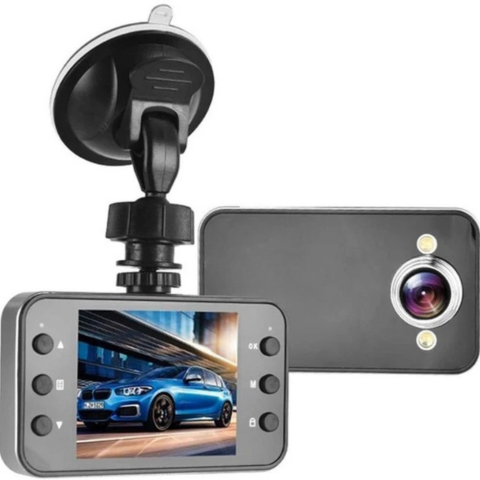 Dashcam Full HD con sensore di movimento e visione notturna - Sicurezza stradale e registrazione continua