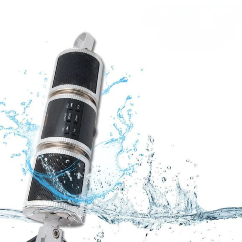 Moottoripyörän ohjaustangon kaiuttimet - Musiikki liikkeellä ja intuitiivinen ohjausjärjestelmä