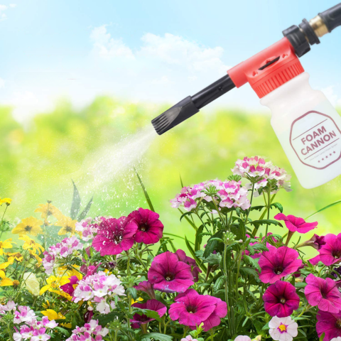 Skumsprøytesett til flere formål - bil, hage og terrasse
