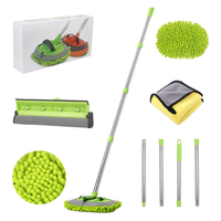 Multifunkční auto mycí sada — nastavitelná rukojeť a jemná utěrka 