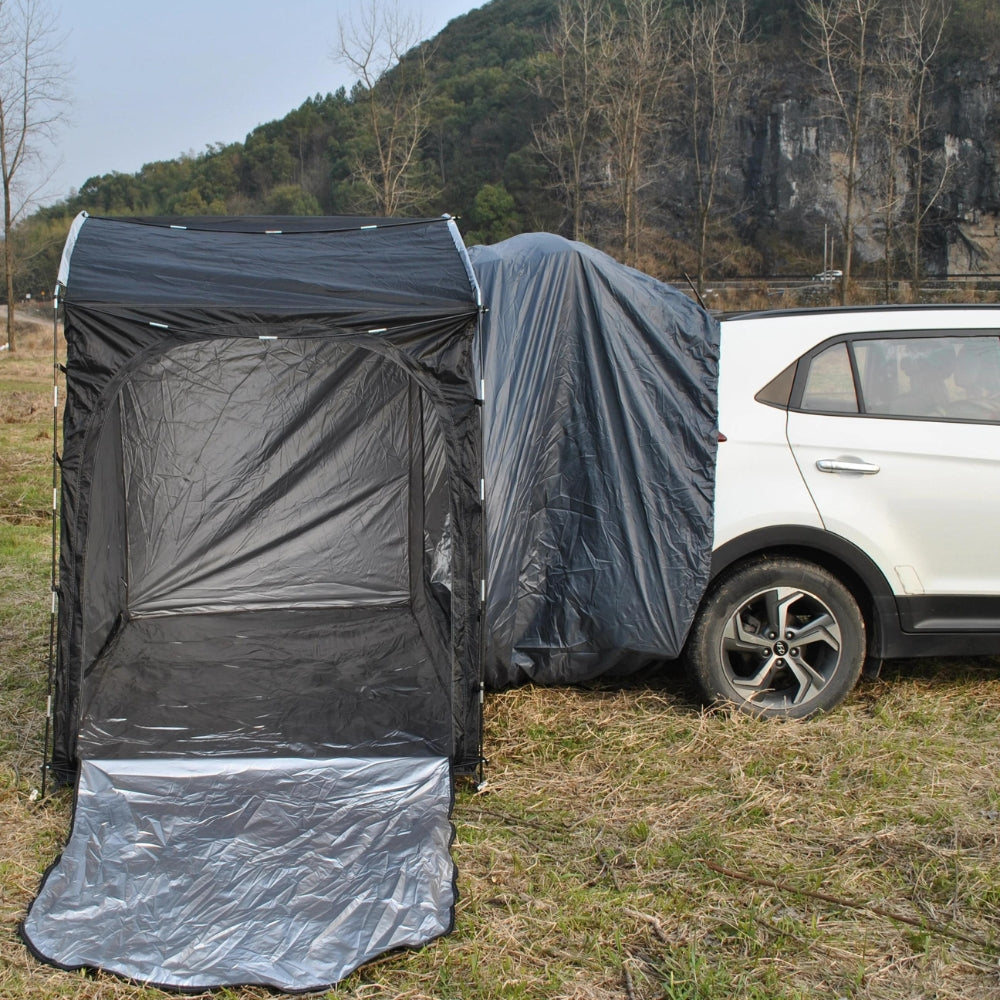 Tienda de maletero para coche — Espacio protegido y cómodo al aire libre 