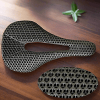 Silla De Bicicleta Ultraligera Con Estructura Impresa — Confort y Rendimiento 
