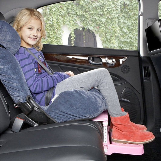 子供用車のシートのための調整可能で折りたたみ式のフットレスト — 旅行中の快適さとサポート 