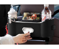 Bakseteorganisator med kroker og oppbevaringsboks - Optimalisert plass og ryddig bil