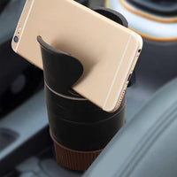 Soporte de Vaso Giratorio para Coche – Organización y Confort al Volante 