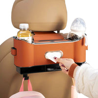 Bakseteorganisator med kroker og oppbevaringsboks - Optimalisert plass og ryddig bil