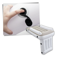 Felfújható gyermekágy - utazási kényelem és gyors telepítés