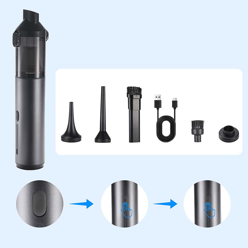 Krachtige snoerloze autostofzuiger - snel schoonmaken en handig in gebruik